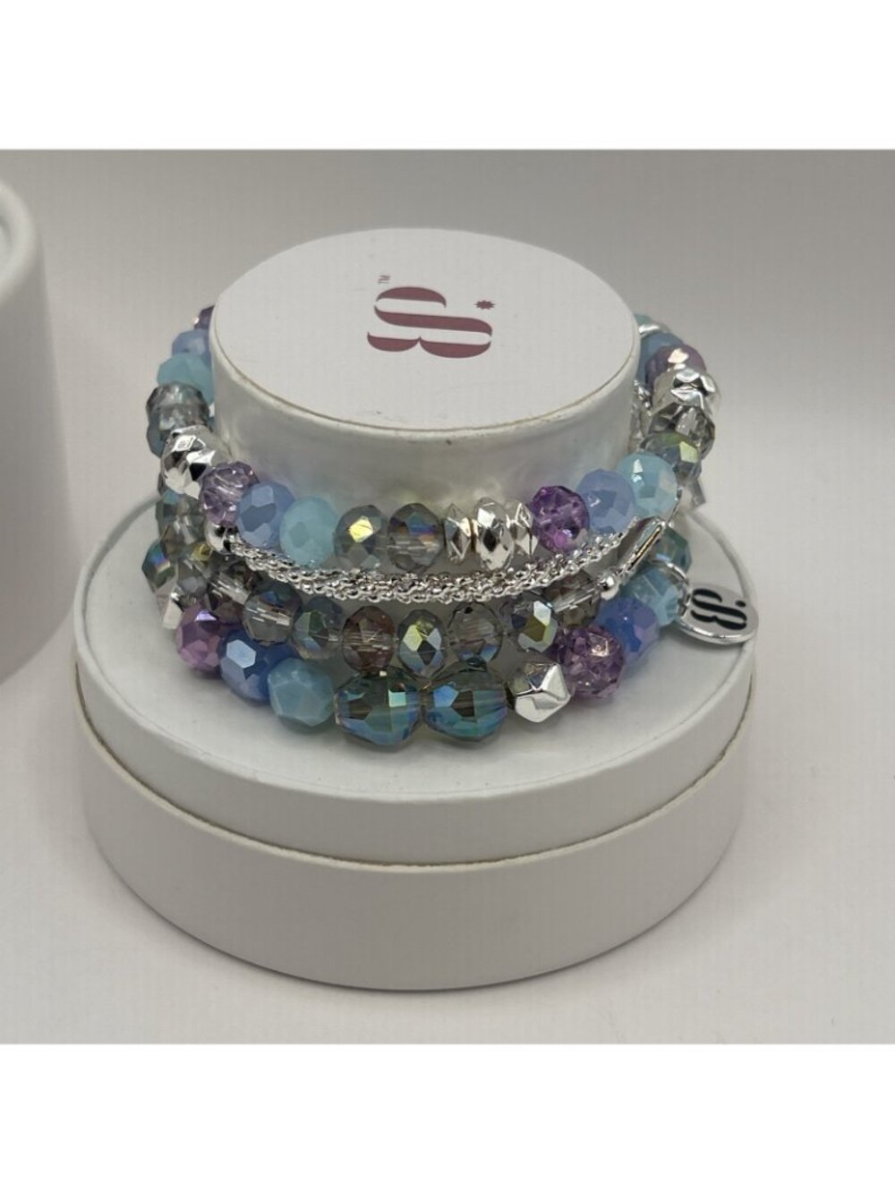 BP Bomb Party Spring Stacks 2024 RBP6901 a Moments Gaze Bracelet Silver Plating - Picture 8 of 16